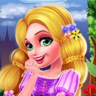 Игра Рапунцель в салоне красоты