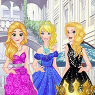Игра Рапунцель одевается на бал