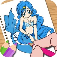 Игра Раскраски аниме русалок