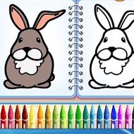 Игра Раскраски кролики