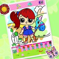 Игра Раскраски куклы