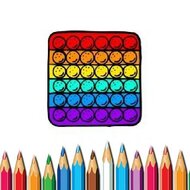 Игра Раскраски Поп Ит