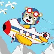 Игра Раскраски самолеты и вертолеты