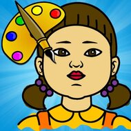 Игра Раскраски в кальмара 2