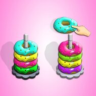 Игра Рассортируй пончики