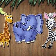 Игра Развивающие пазлы с животными для малышей