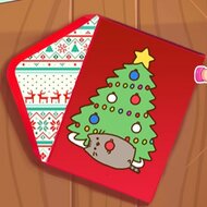 Игра Рождественские открытки Эльзы и Белоснежки