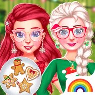 Игра Рождественский челлендж принцесс