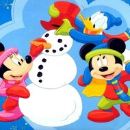 Игра Рождество мультяшек Диснея: пазлы 2