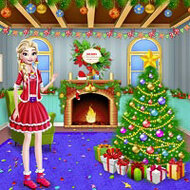 Игра Рождество принцессы Эльзы