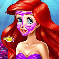 Игра Русалочка уход за лицом