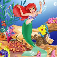 Игра Русалочка: Раскраска