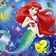 Игра Яркая раскраска Русалочка