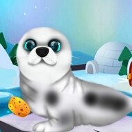 Игра Салон красоты для животных Арктики