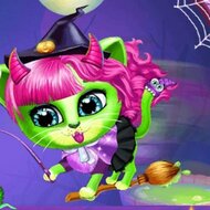 Игра Салон красоты для животных: Хэллоуин