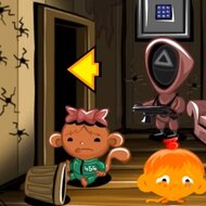 Игра Счастливая обезьянка: в кальмара