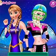 Игра Сестрёнки играют в американский футбол
