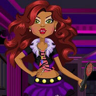 Игра Школа Монстров: Клодин Вульф после ванны