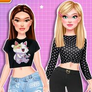 Игра Школа знаменитостей: одевалка