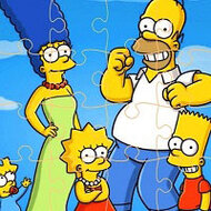 Игра Симпсоны: пазлы