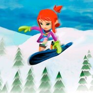 Игра Снежная гонка