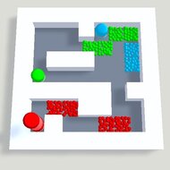 Игра Собери бисер в лабиринте