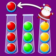 Игра Сортировка шариков на Рождество