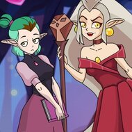 Игра Совиные ведьмы подружки одевалка