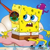 Игра Спанч Боб: лечение уха