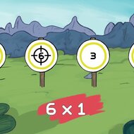 Игра Стрелялка с таблицей умножения