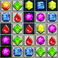 Игра Три в ряд: драгоценности