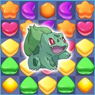 Игра Три в ряд: печенье покемонов