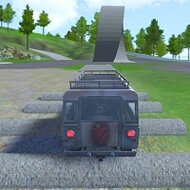 Игра Трюки на джипе