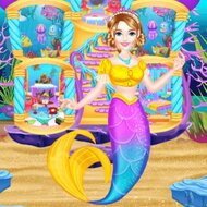 Игра Уборка и переделка дома русалки
