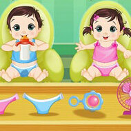 Игра Уход за двойняшками