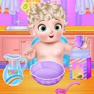 Игра Уход за новорожденным малышом с Тейлор