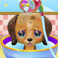 Игра Уход за щенками