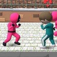 Игра В кальмара: драки мультиплеер