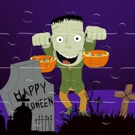 Игра Вечеринка на Хэллоуин: пазлы