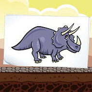 Игра Весёлый динозавр