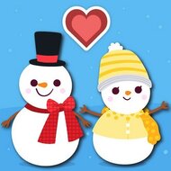 Игра Влюбленные снеговики