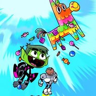 Игра Юные титаны: пиньята