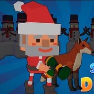 Игра Защита елки от снеговиков