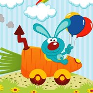 Игра Животные на машинках: найди отличия