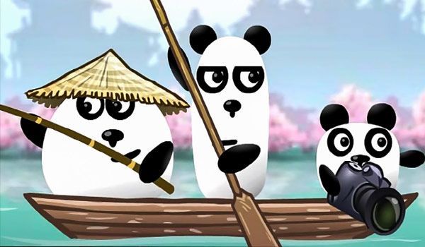 Игры 3 панды