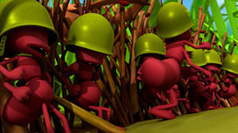 Лев против муравьёв