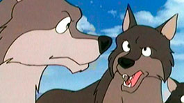 Нападение красных волков