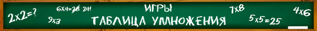 Игры Таблица Умножения