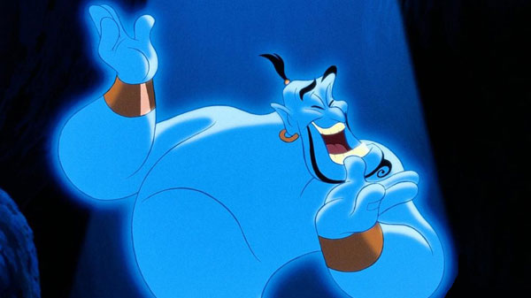 Персонажи из мультфильма Алладин: Джинн