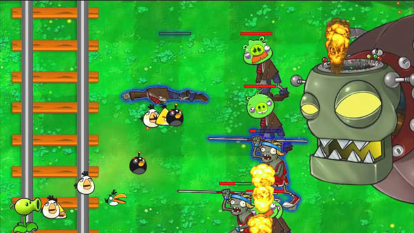 Энгри Бердз против Зомби